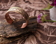 Three Metal Astrological Bangle - nepacrafts