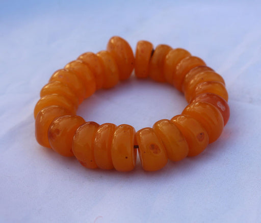 Flat Amber Wrist Mala - nepacrafts