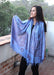 Large Cotton Om Prayer Shawl with Fringes-Color Options - nepacrafts
