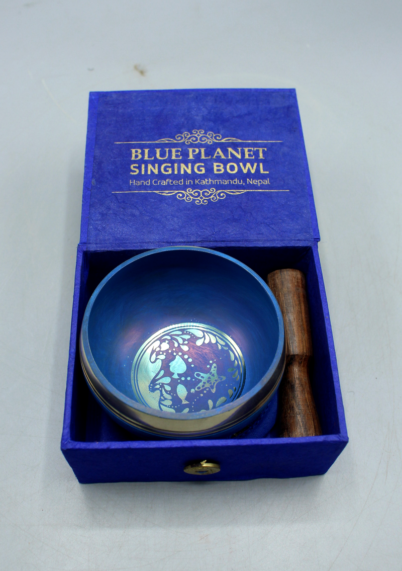 Blue Planet Water Singing Bowl Gift Set