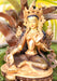 Exquisite Gold Plated Green Tara Statue 6" - nepacrafts
