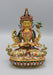 Four Armed Chenrezig Hand Painted Statue - nepacrafts