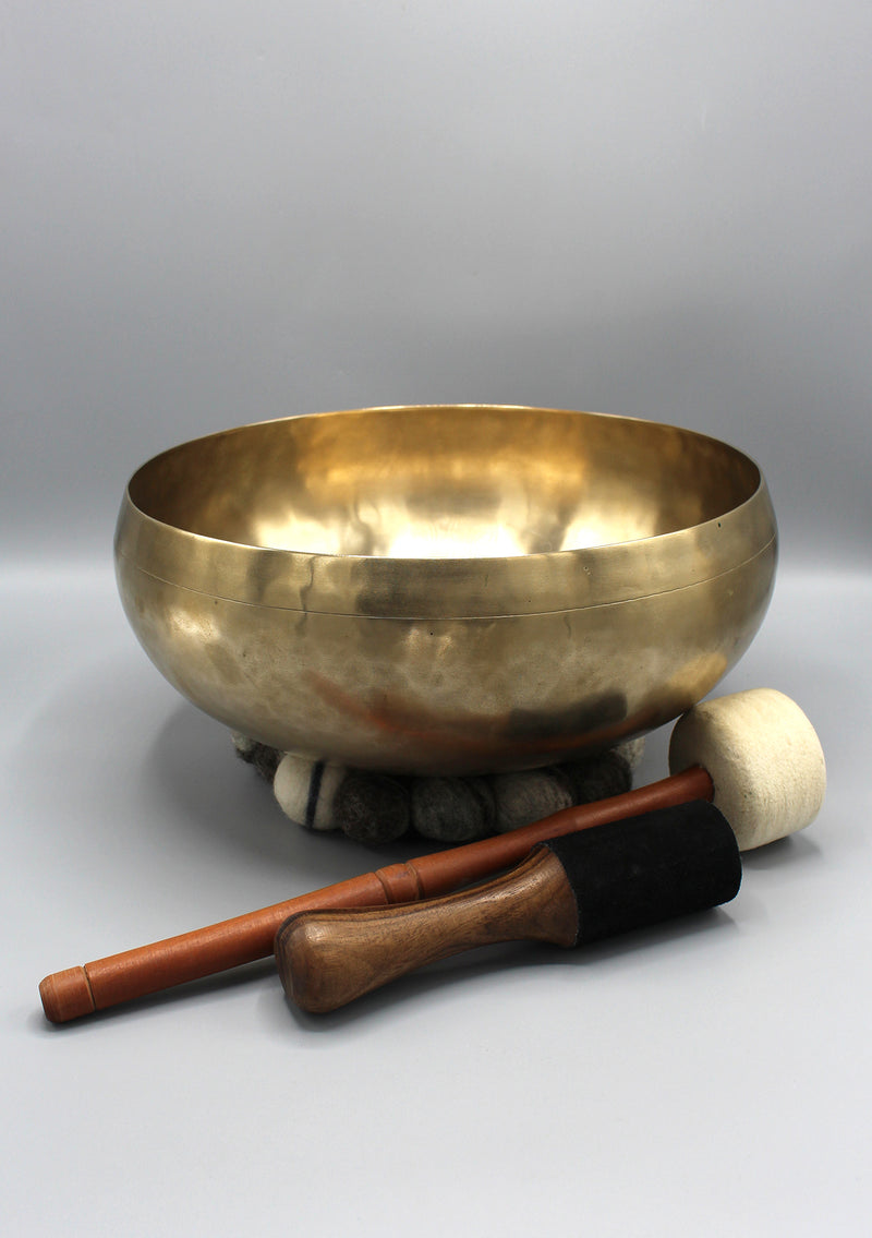 Tibetan Healing Therapy Handmade Singing Bowl Note #E