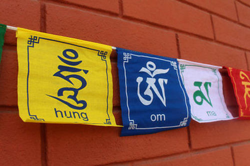 Om Mani Padme Hung Tibetan Prayer Flags