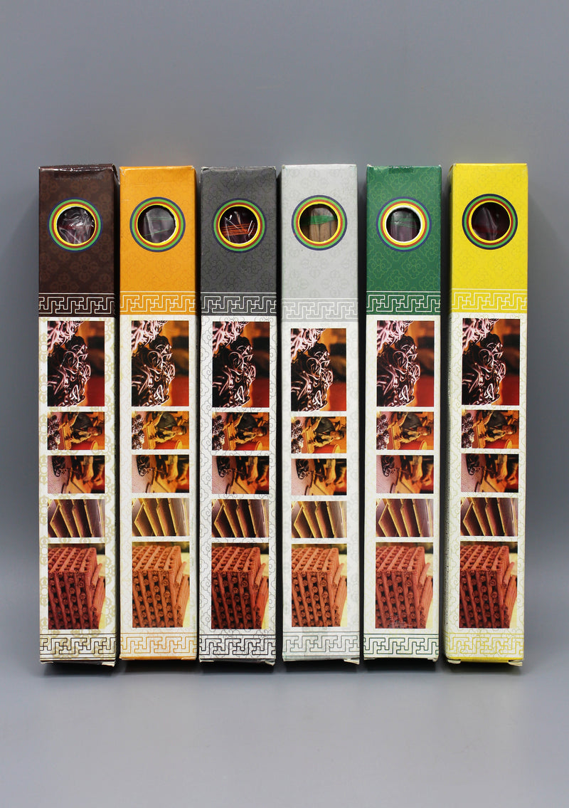 Green Box Bhutanese Nado Poizokhang Incense - nepacrafts