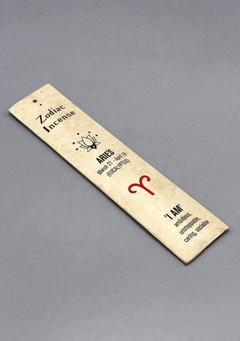 Eucalyptus Aries Zodiac Incense