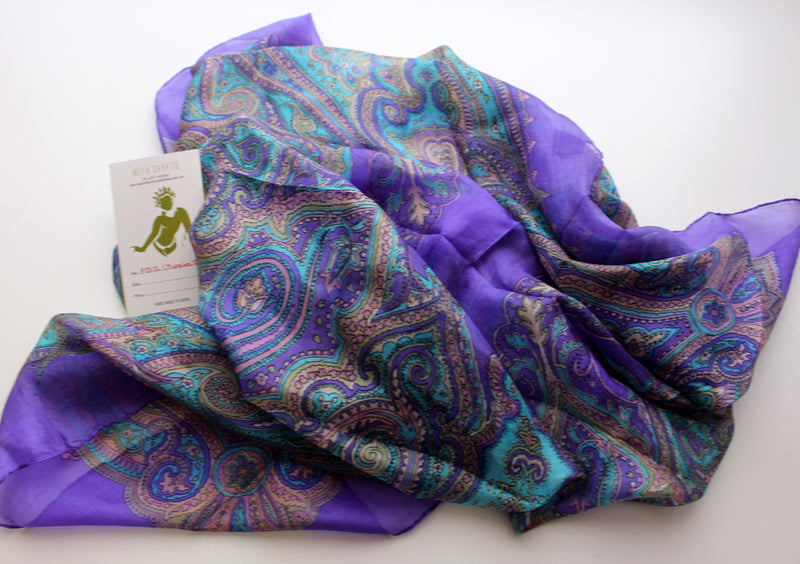 Vibrant Color Soft and Stylish Bandanas Silk Scarves, Summer Accessories - nepacrafts