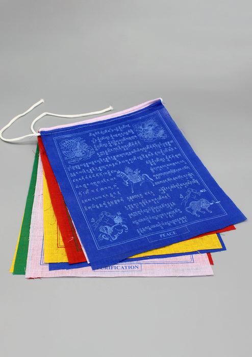 High Quality Tibetan  Prayer Flags   Cotton Set