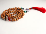 Rudraksha Seven Chakra Healing Mala - nepacrafts