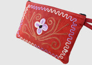 Flower Dream Soft Suede Women Purse - nepacrafts