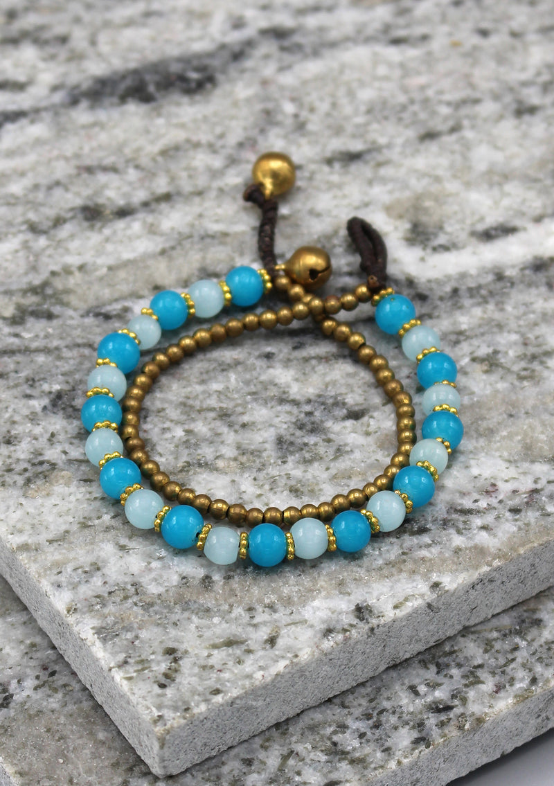 Elegant Glass Beads Small Anklet - nepacrafts