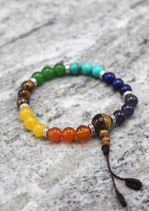 Seven Chakra Healing Beads Bracelet - nepacrafts