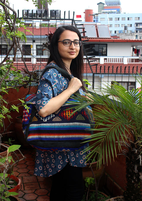 Handmade Woolen Embroidery Casual Women's Bag