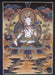 2.10 Tibetan Female Boddhisattva Goddess White Tara Thangka Painting