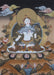 White Tara Tibetan Thangka Painting-40x30cm - nepacrafts