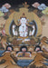 Tibetan Avalokiteshvara Thangka Painting 40x30cm