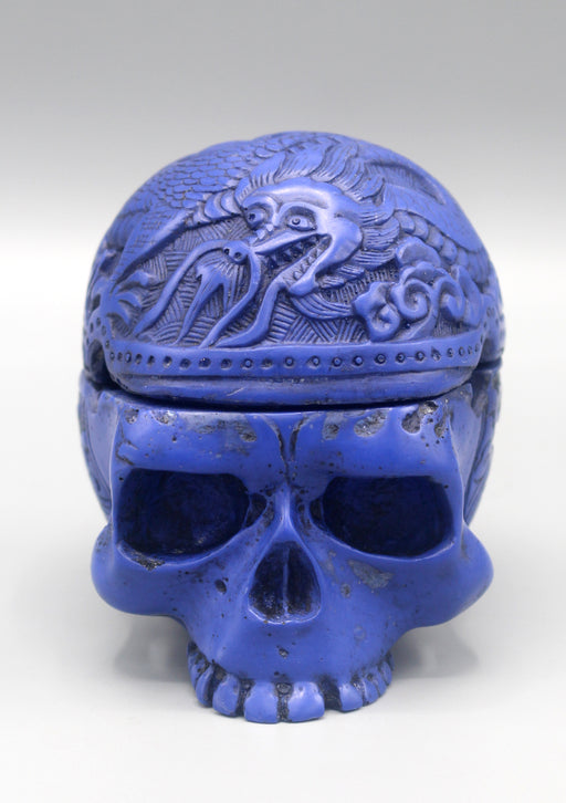 Skull Head Carving Incense Burner - nepacrafts
