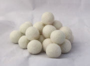 2 cm/20mm Felt Balls-White, Green,Gray, Turquoise, Purple - nepacrafts