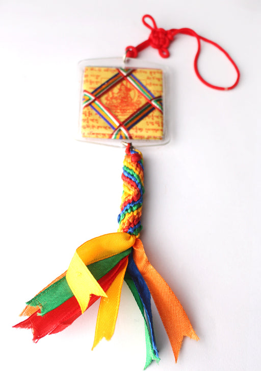 Guru Rinpoche Car Hanging Tibetan Amulet - nepacrafts