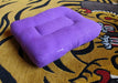 Purple Cotton Meditation Cushion - nepacrafts