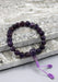 Amethyst Beads Stretchable Unisex Bracelet - nepacrafts
