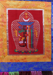 Tibetan Lukcy Symbol Wall Hanging Banner - nepacrafts