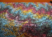 Mandala with Elephant Printed Cotton Wall Hanging Tapestry, Home Decor Hanging - nepacrafts