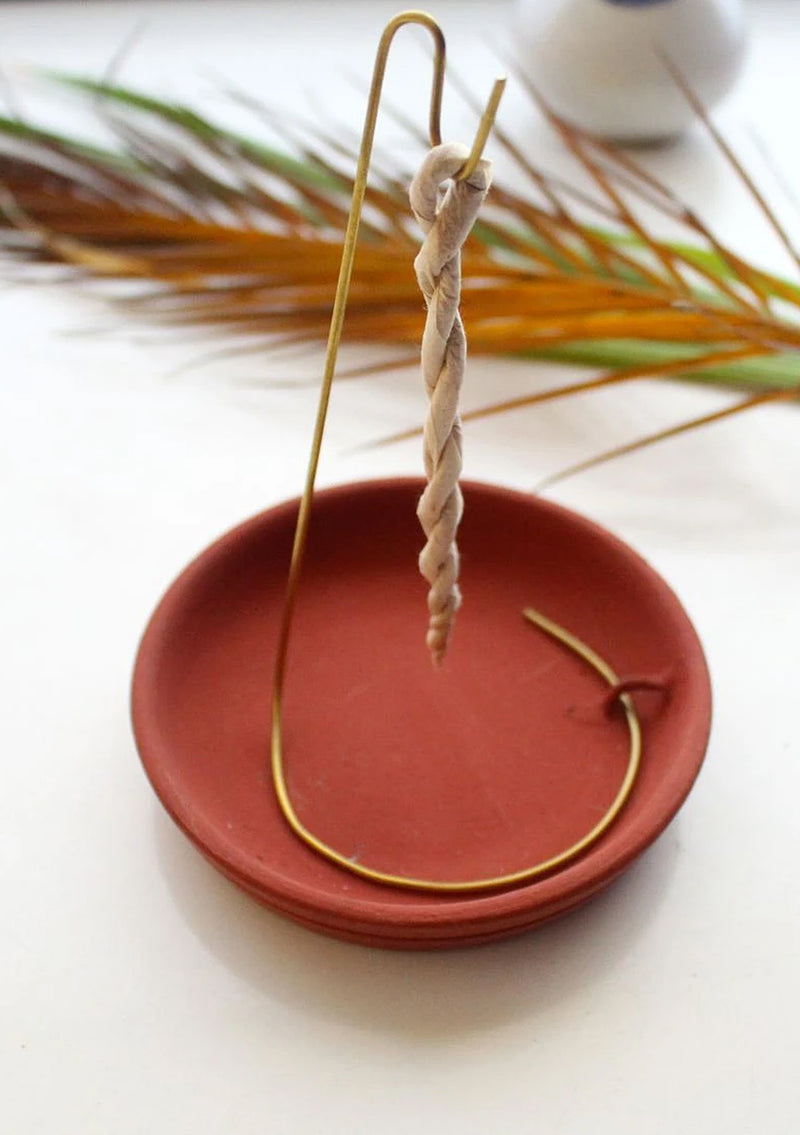 Ceramic  Rope Incense Burner