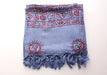 Hindu Dieties Lord Shiva and Ganesha Printed Cotton Prayer Summer Shawl/Wraps - nepacrafts