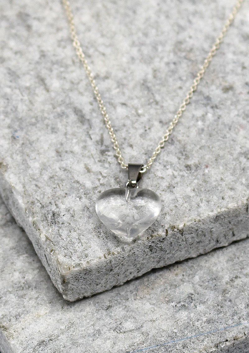 Crystal Heart Love Pendant - nepacrafts