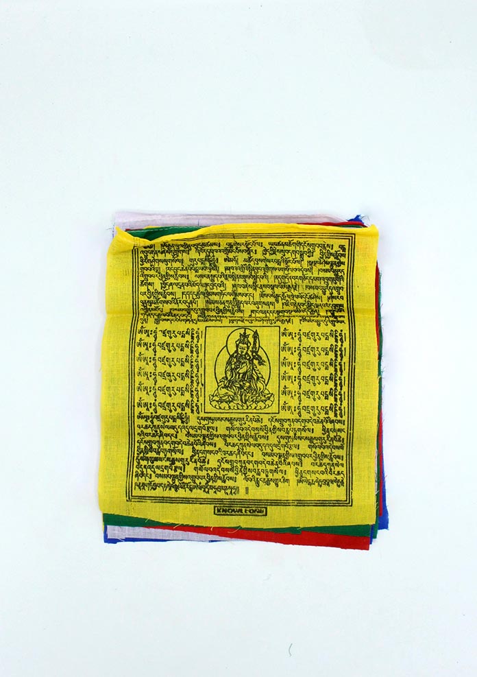 Divine Blessings Fine Cotton Tibetan Prayer Flags 5 Roll Gift Pack