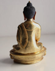 Fully Gold Plated Amitabha Buddha Statue - nepacrafts