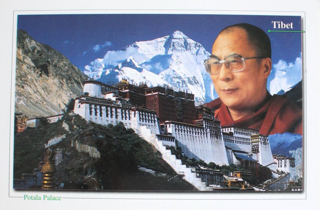 The Glories of Tibet-Potala Palace Postcard - nepacrafts