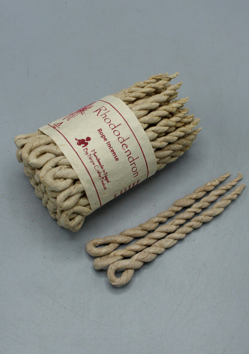 NepaCrafts Handmade Rhododendron Herbal Rope Incense