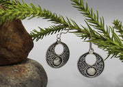 Sun Filigree Sterling Silver Earrings - nepacrafts