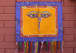 Wisdom Buddha Eyes Embroidery Wall Hanging - nepacrafts