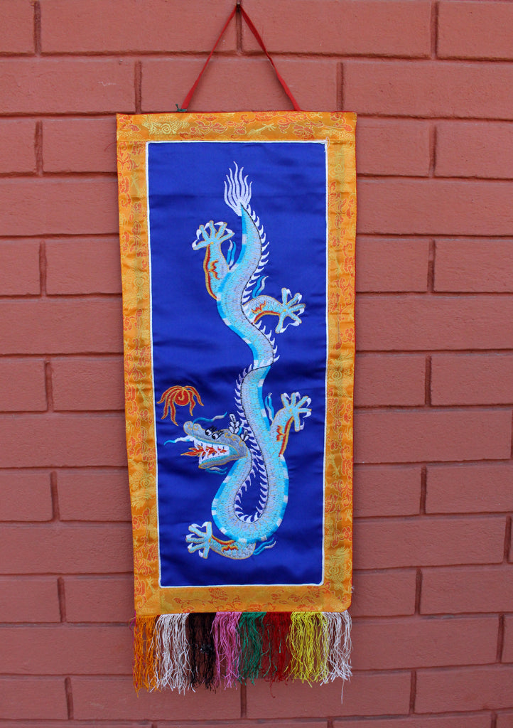 Dragon Embroidery Wall Hanging Banner