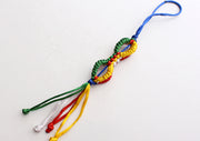 Colorful Braided Dorjee Car Hanging Amulet - nepacrafts