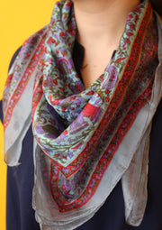 Vibrant Color Soft and Stylish Bandanas Silk Scarves, Summer Accessories - nepacrafts