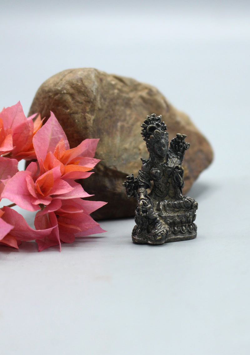 Green Tara Mini Statue