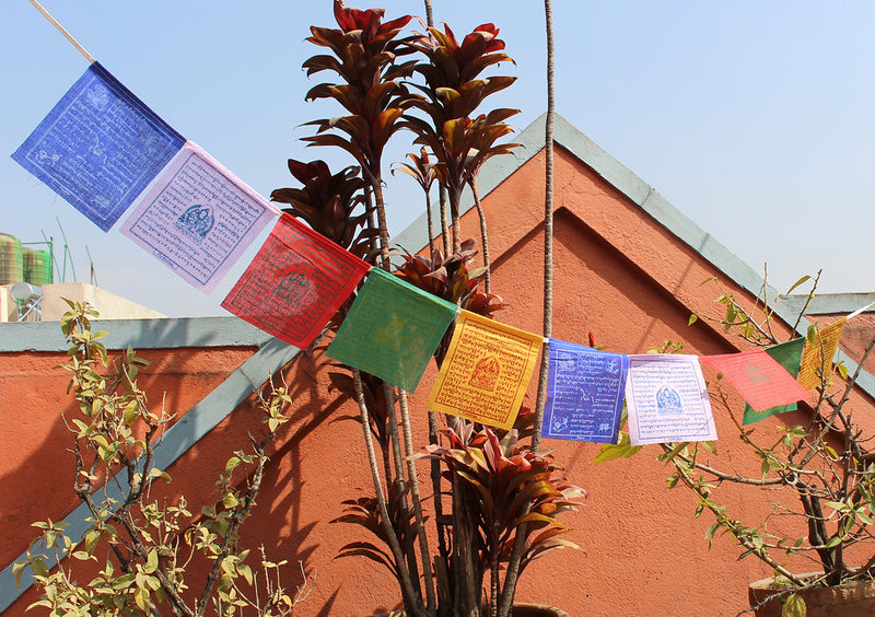 Five Rolls of Tibetan Deities Mini Prayer Flags