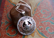 Lucky Symbol Treasure Vase Tibetan Pendant - nepacrafts