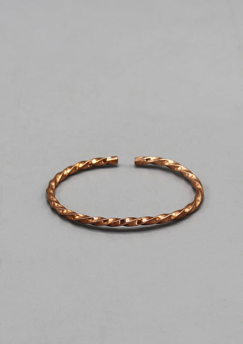 Twisted Copper Plain Bracelet