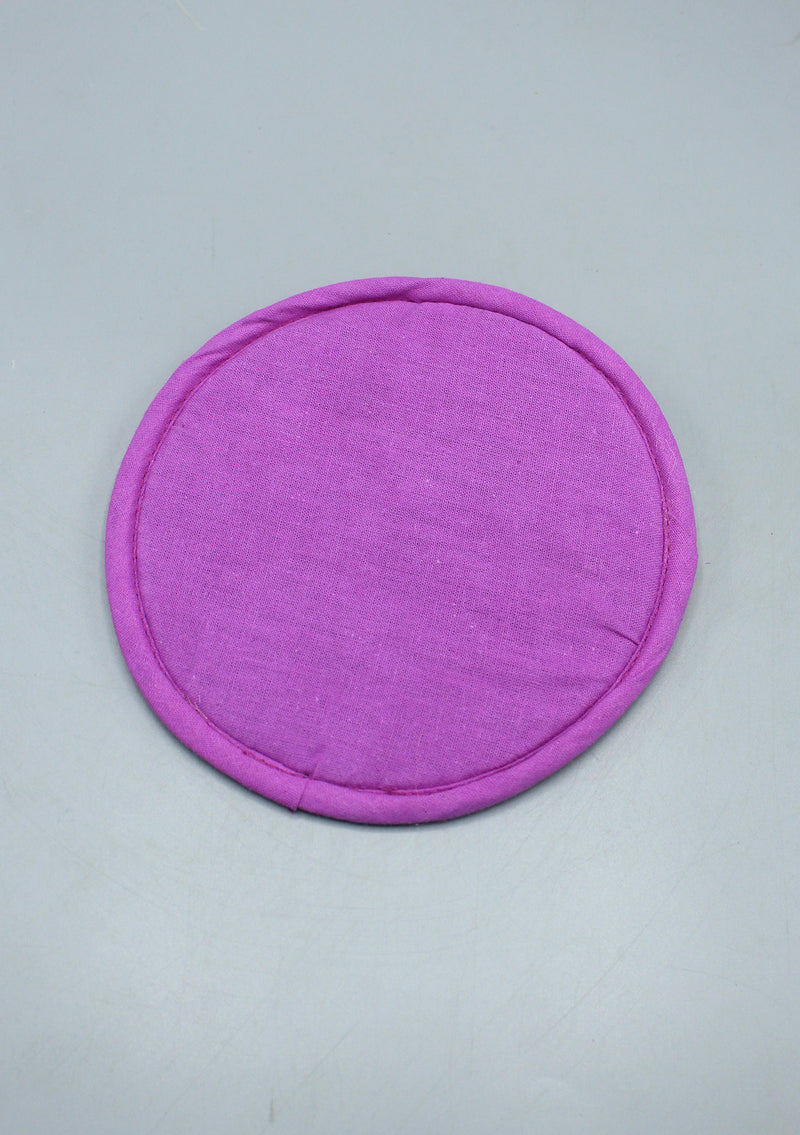 Brocade Lavender Lotus Singing Bowl Cushion