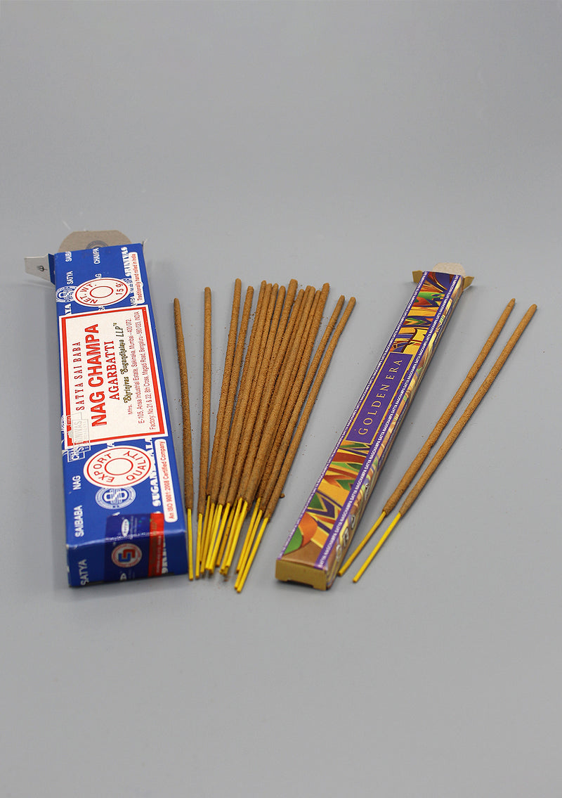 Satya Sai Baba Nag Champa Agarbatti Incense Sticks- Set of 12