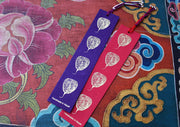 Leaf Lokta Paper Bookmark with Charm Tassel - nepacrafts