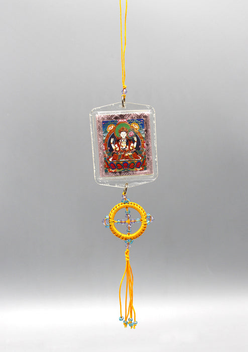 Chenregiz Tibetan Deity Dharma Car Hanging