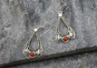 Tear Drop Sterling Silver Dangle Earrings - nepacrafts