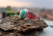Inlaid Tibetan Bangle - nepacrafts