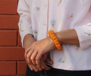 Flat Amber Wrist Mala - nepacrafts